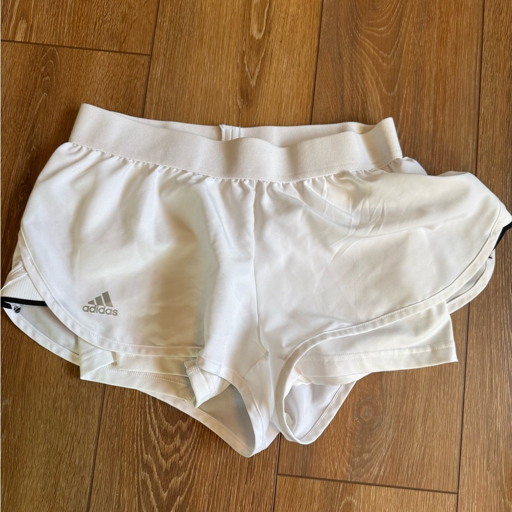 adidas lined athletic shorts